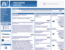 Tablet Screenshot of polvision.com.pl